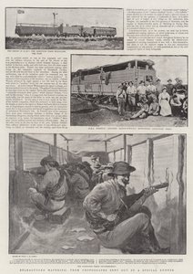 Belagertes Mafeking, von Fotografien, die von einem speziellen Boten gesendet wurden